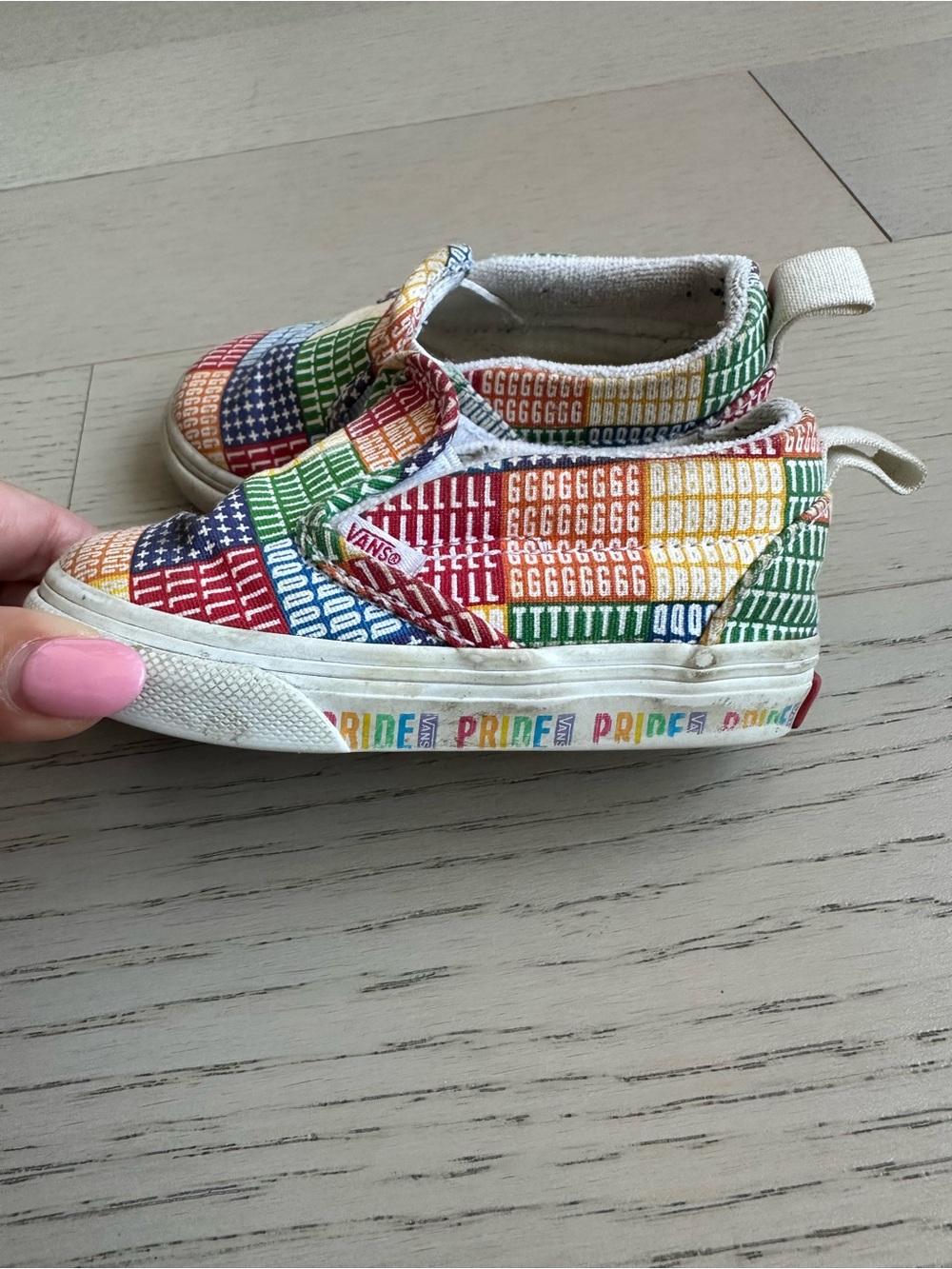 Vans Kids Multicolor Pride Slip-On Sneakers